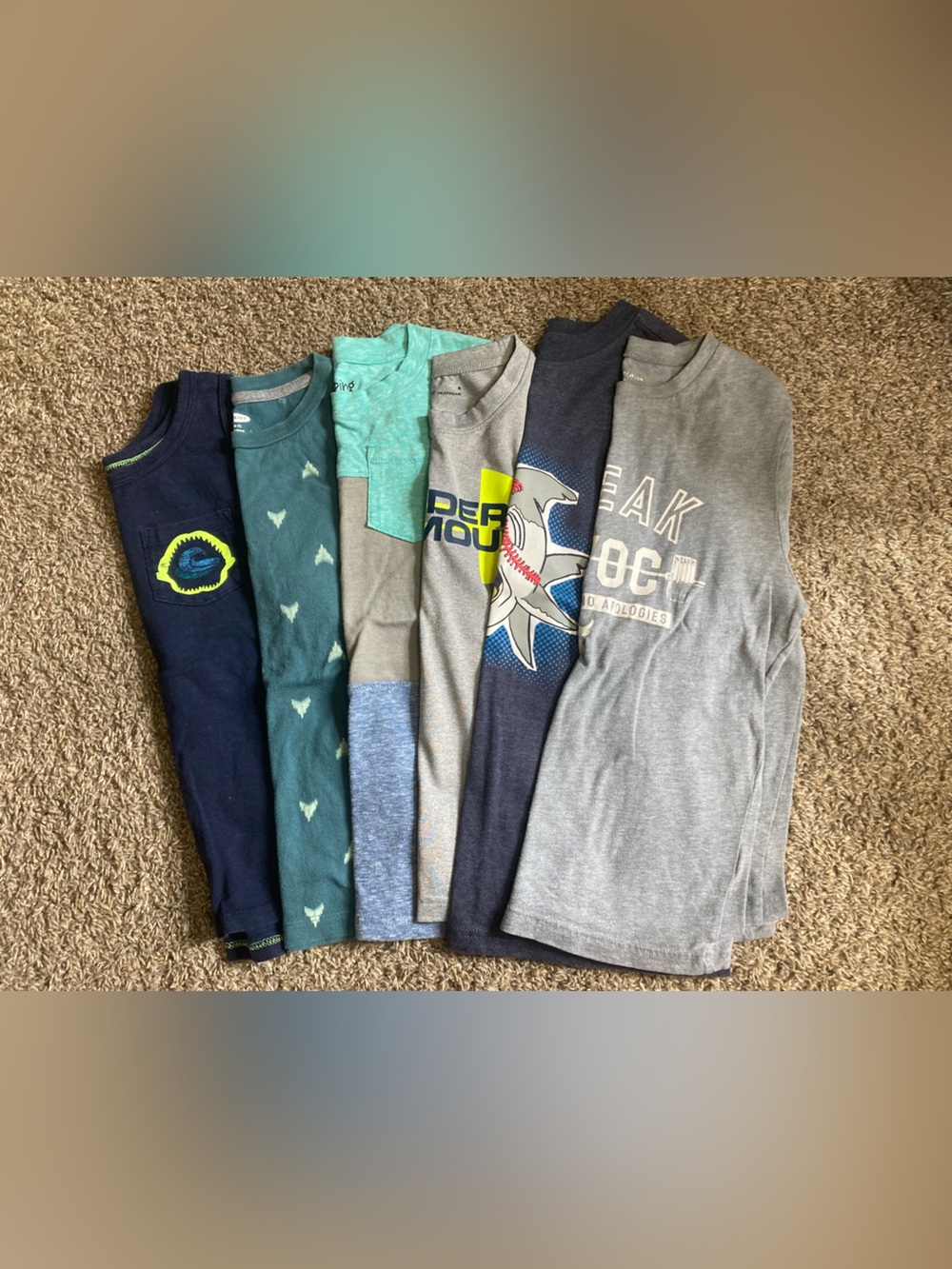 Lot of Boys Short Sleeve Tees and Tank
